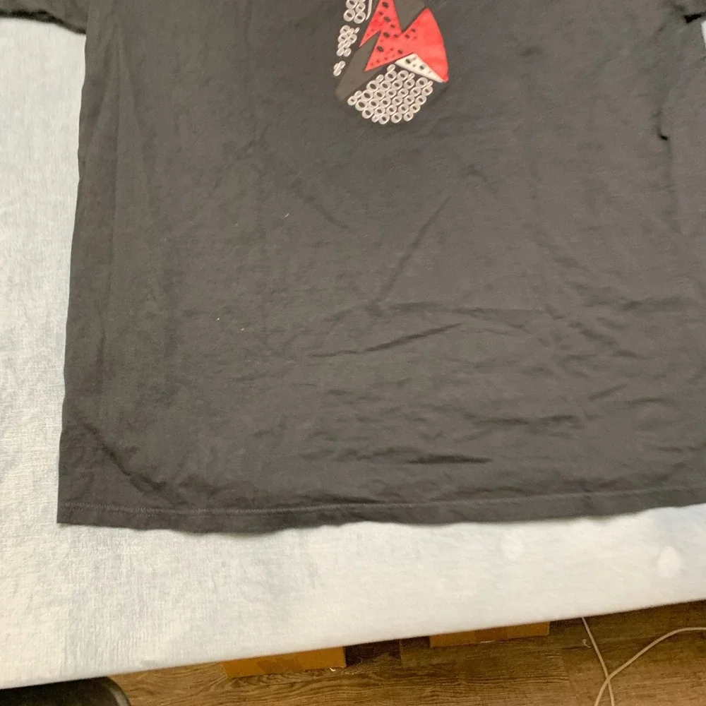 Air Jordan T Shirt Mens XL Black Graphic Jumpman Logo Knit Crew Neck Casual